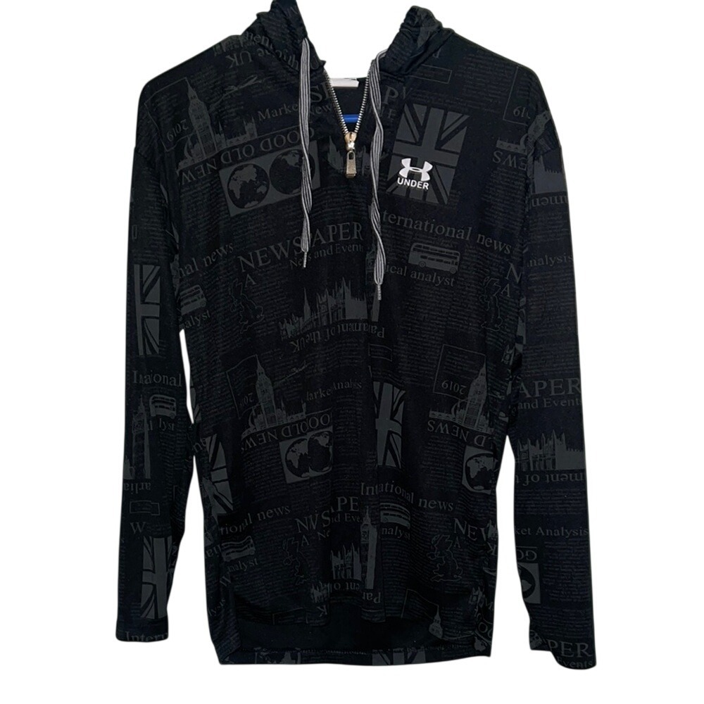 Under Armour Black‎ Zip Up Hoodie Sweater